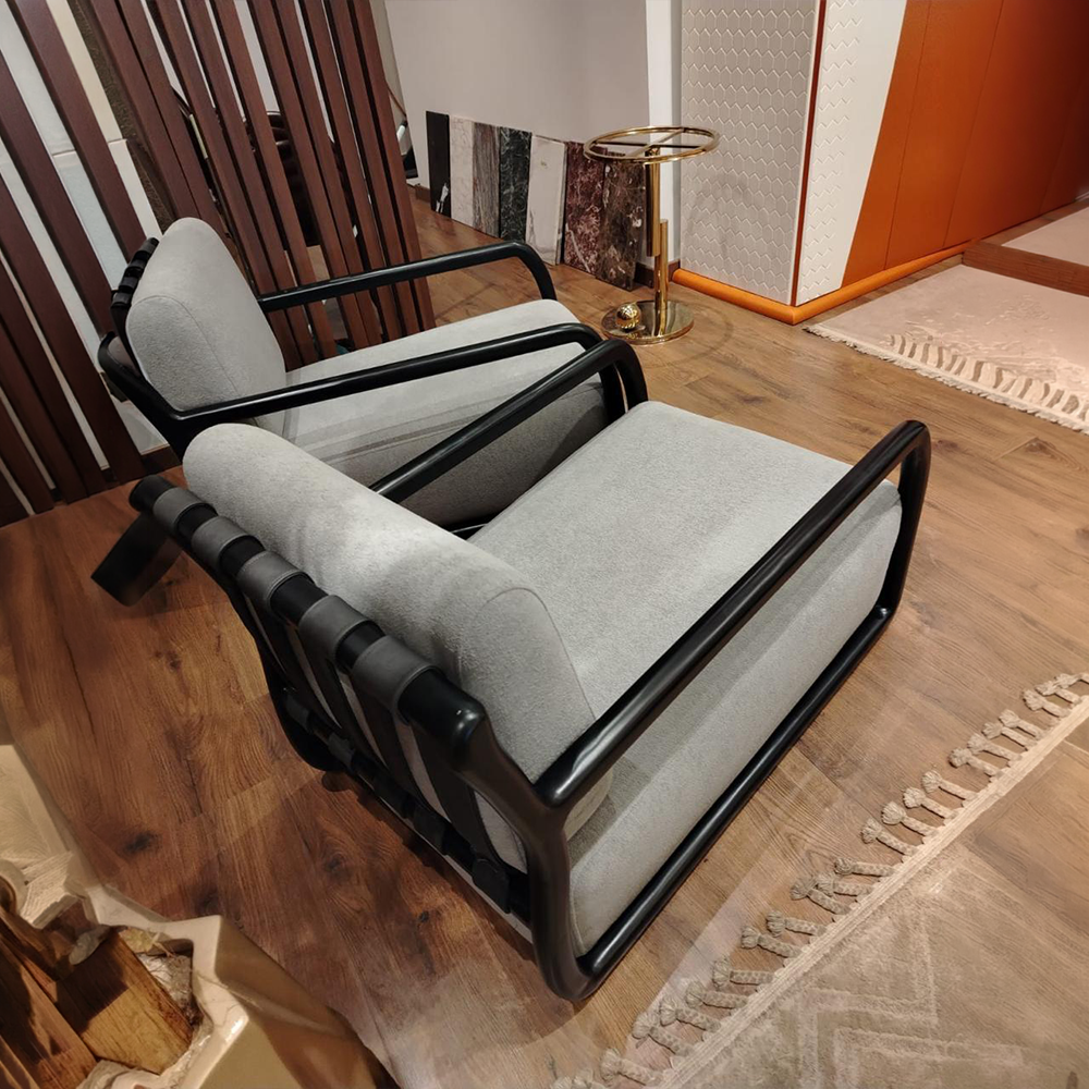 Modern lounge chair featuring