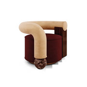 Distinct Velvet single sofa