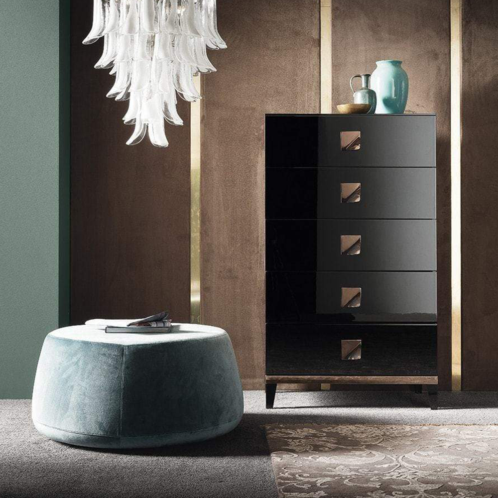 Mont Noir High Gloss Bedroom Set
