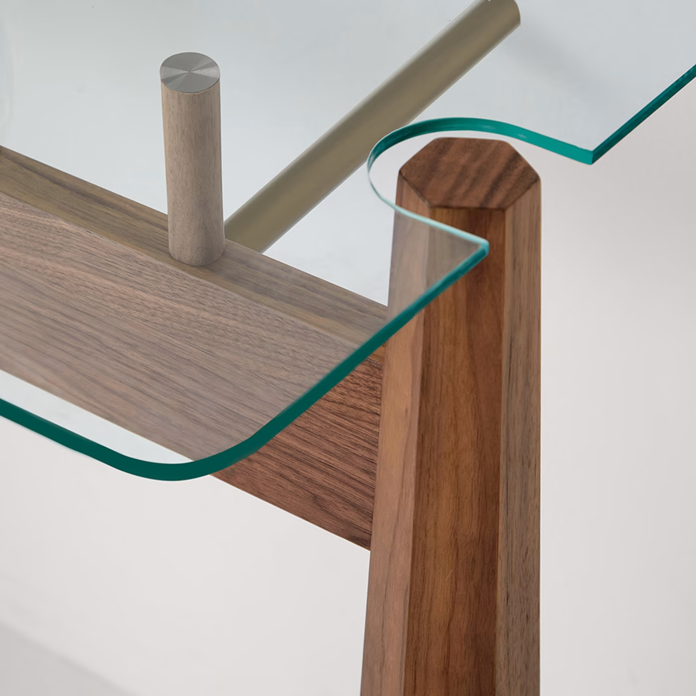 York glass console