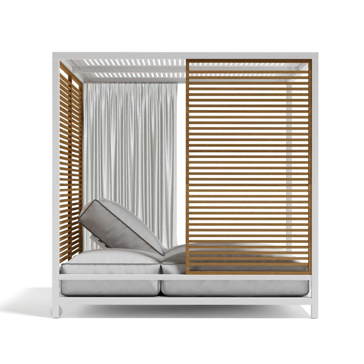 Modern outdoor lounge chairs with umbrella