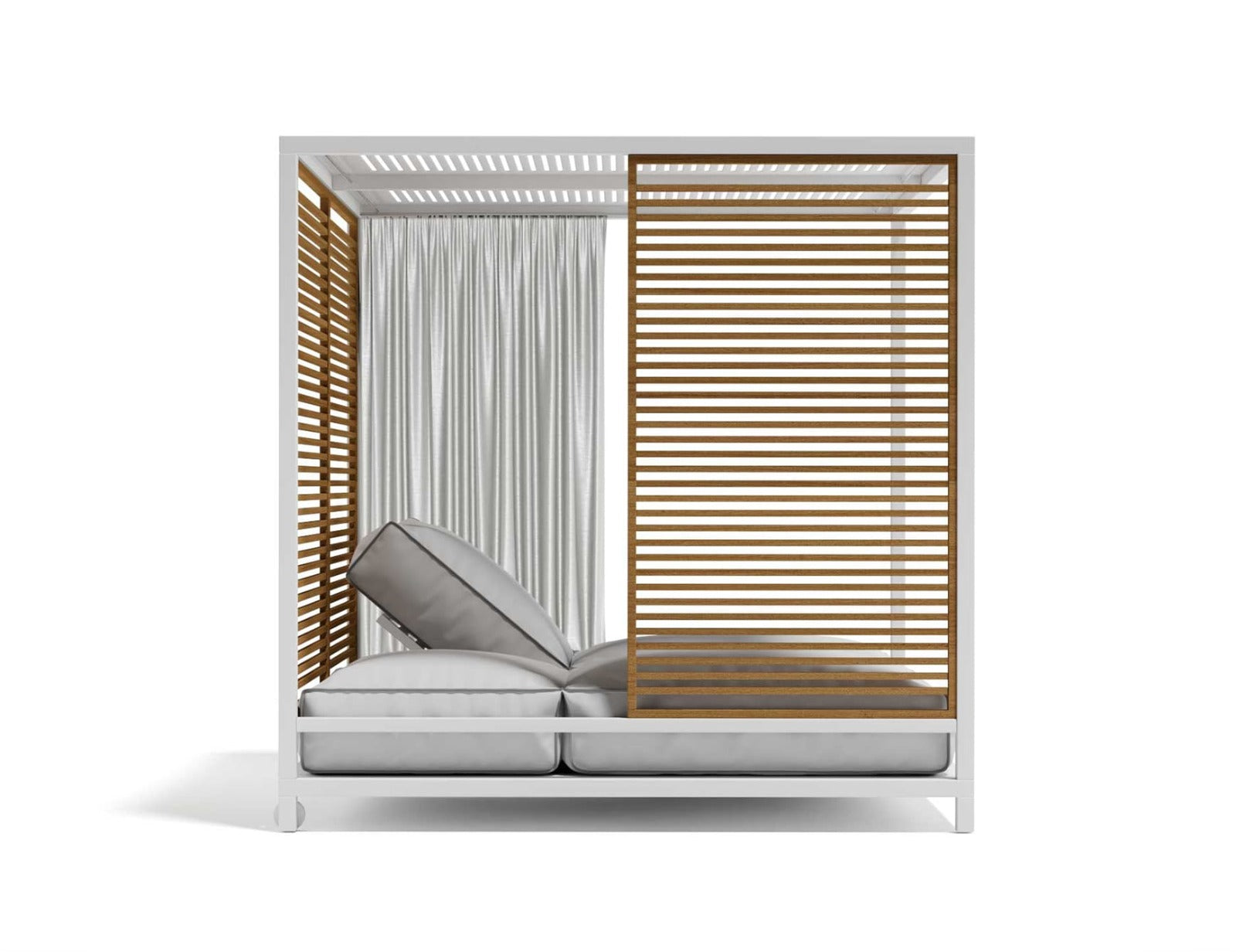 Modern outdoor lounge chairs with umbrella