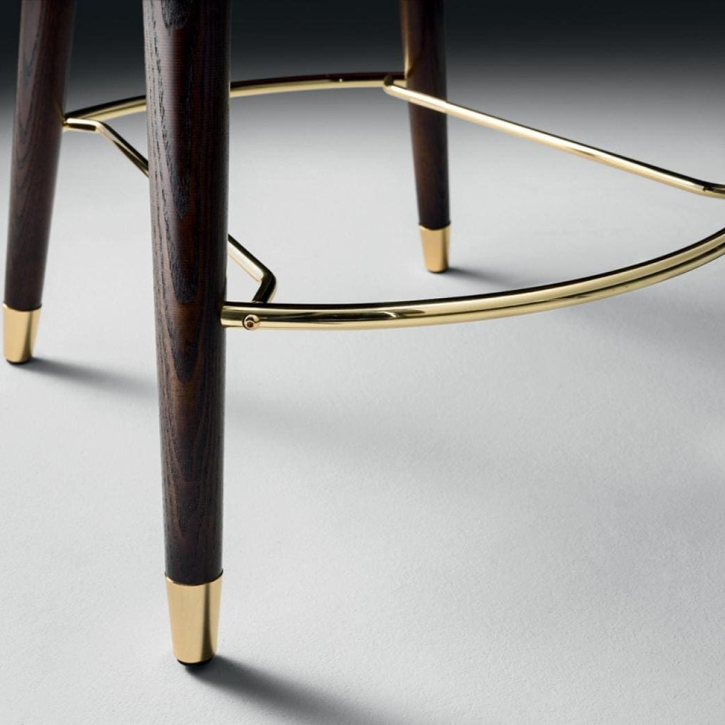 Olivia red bar stool