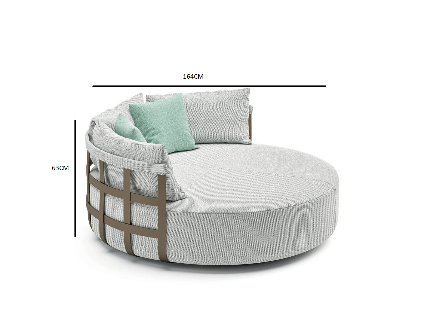 Distinctive outdoor sofa