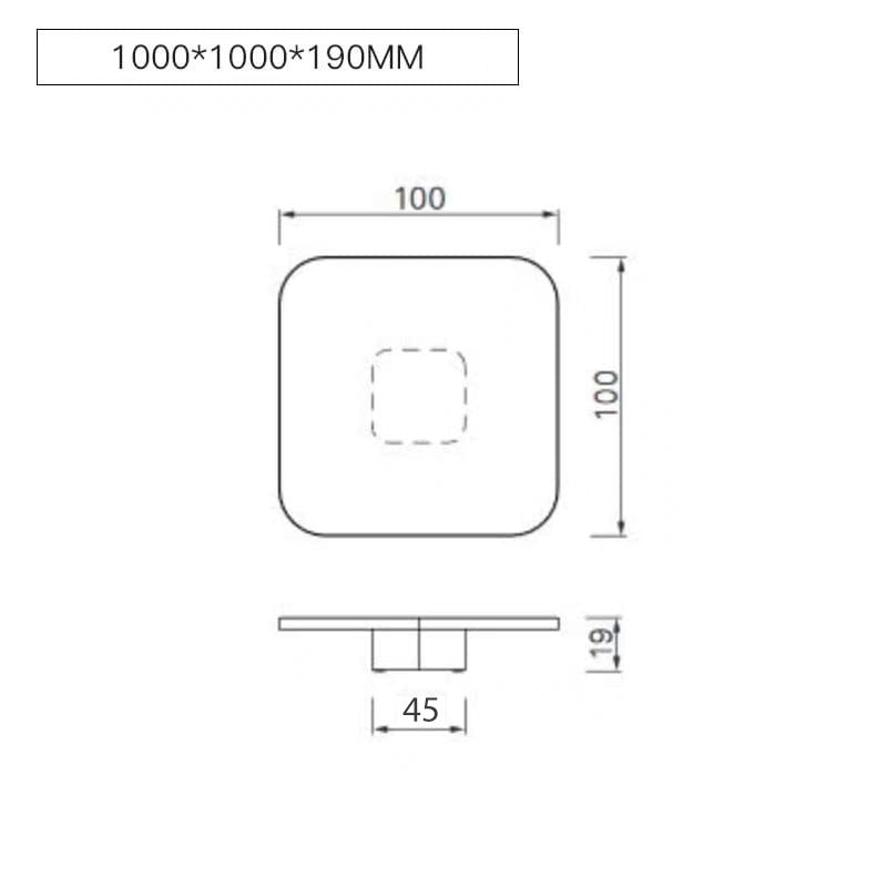 Glass table set