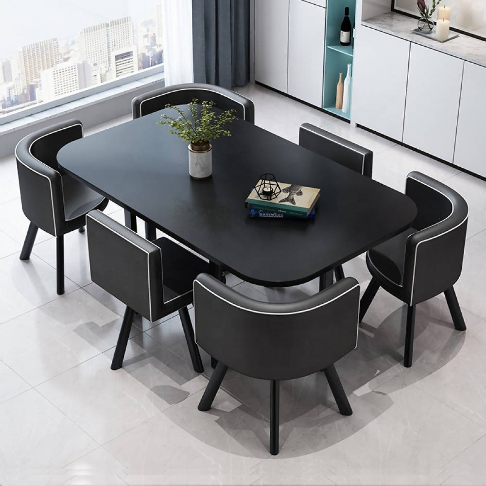 Chic Six-Seater Dining Table