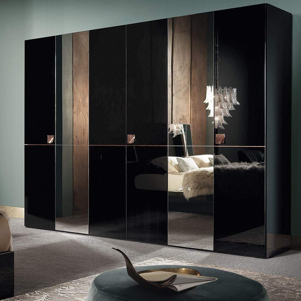 Mont Noir High Gloss Bedroom Set