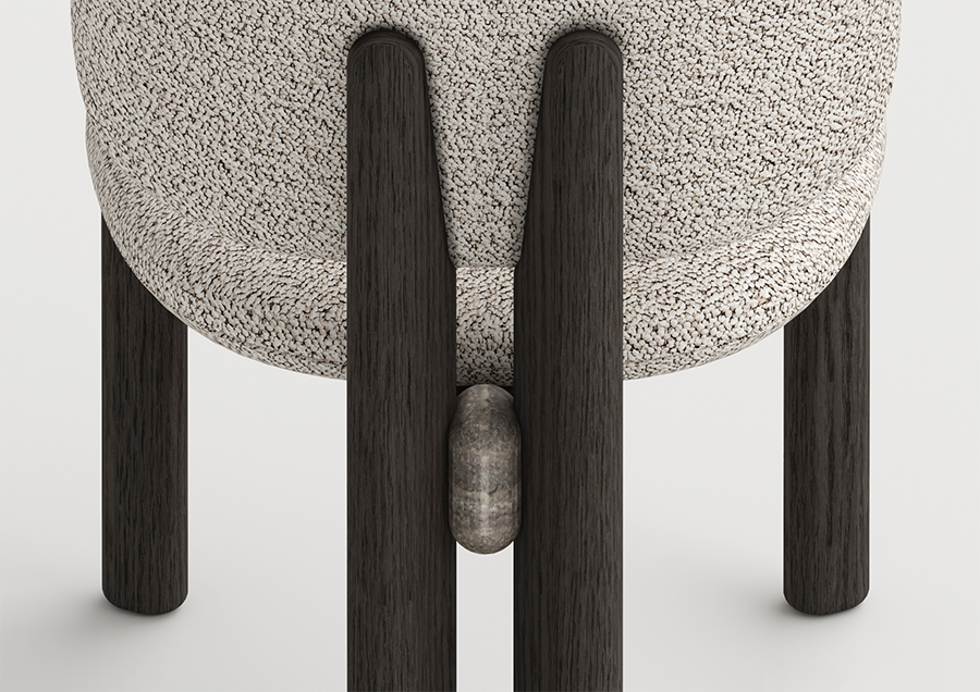 European design dining chair