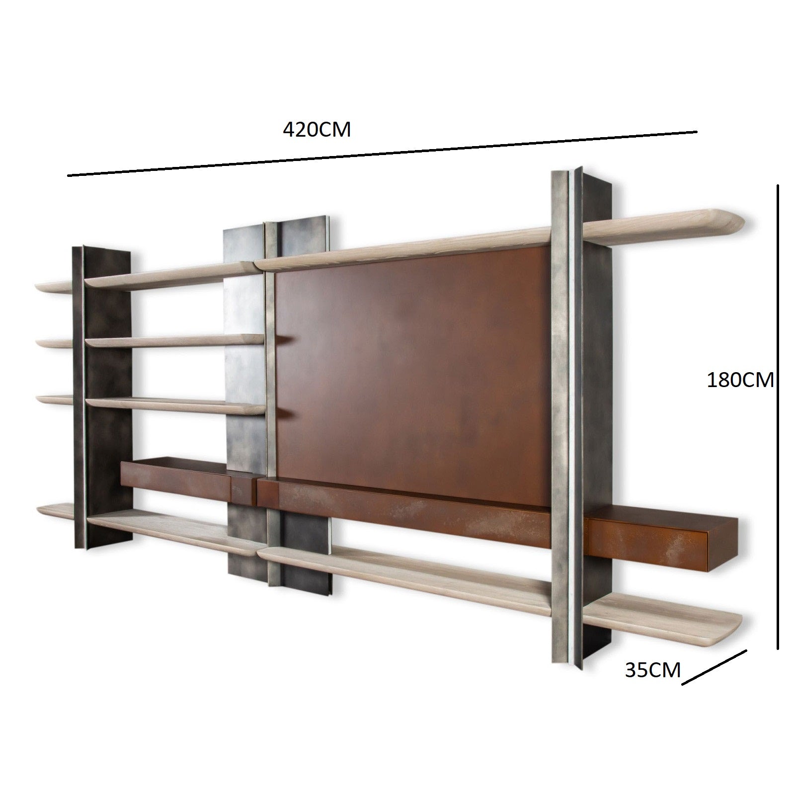 Luxury wall system for TV Unit