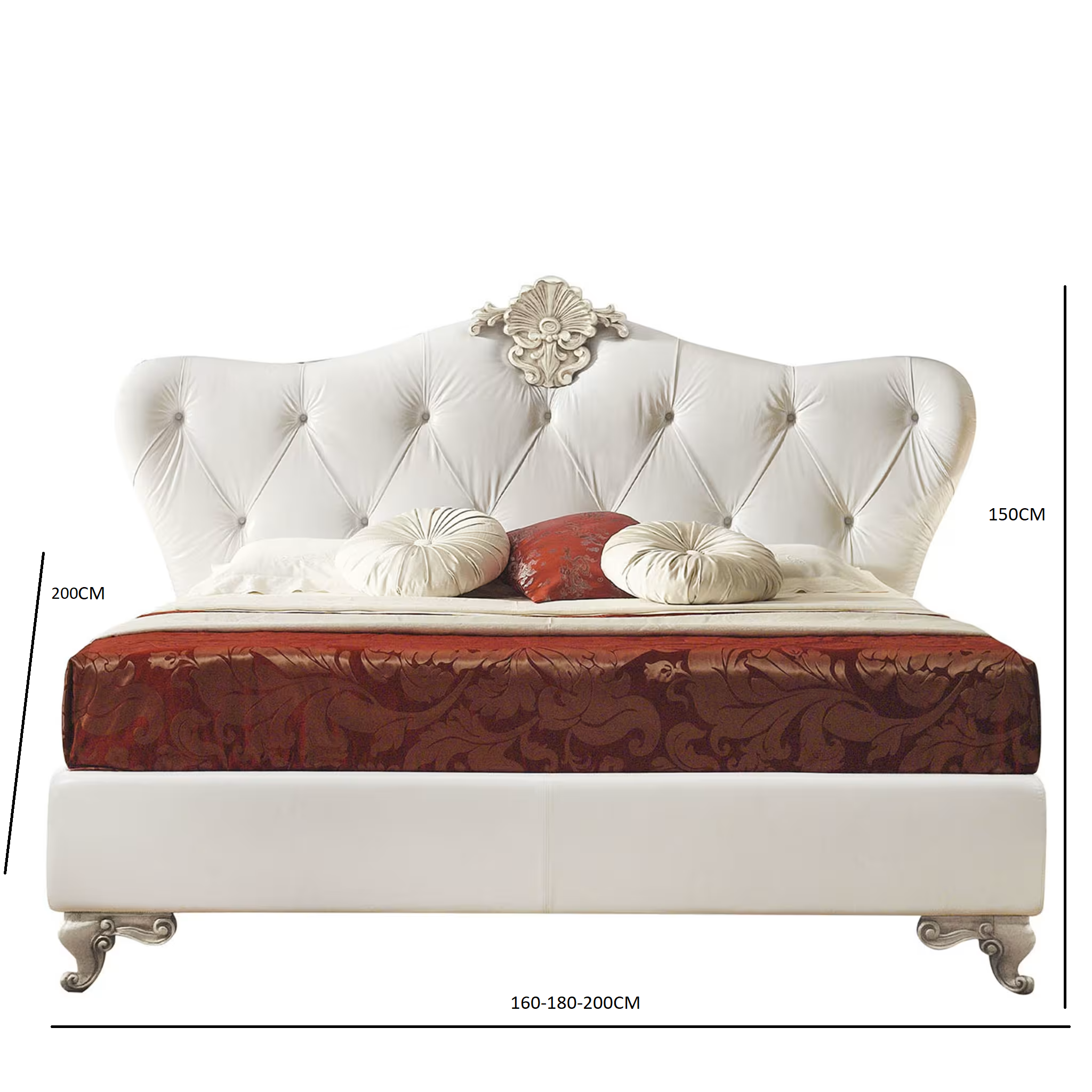 سرير بتصميم مميز فاخر 