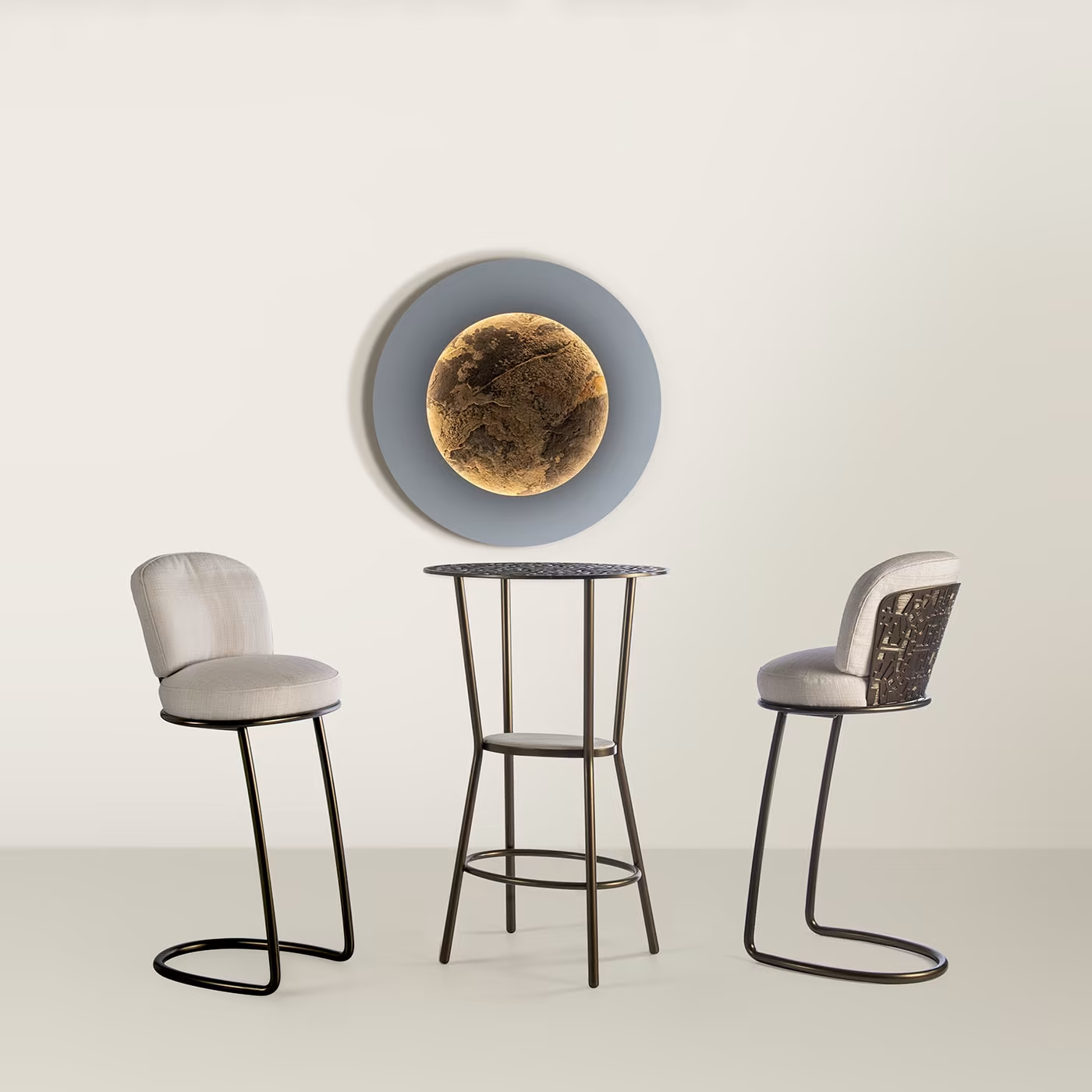 white stool
