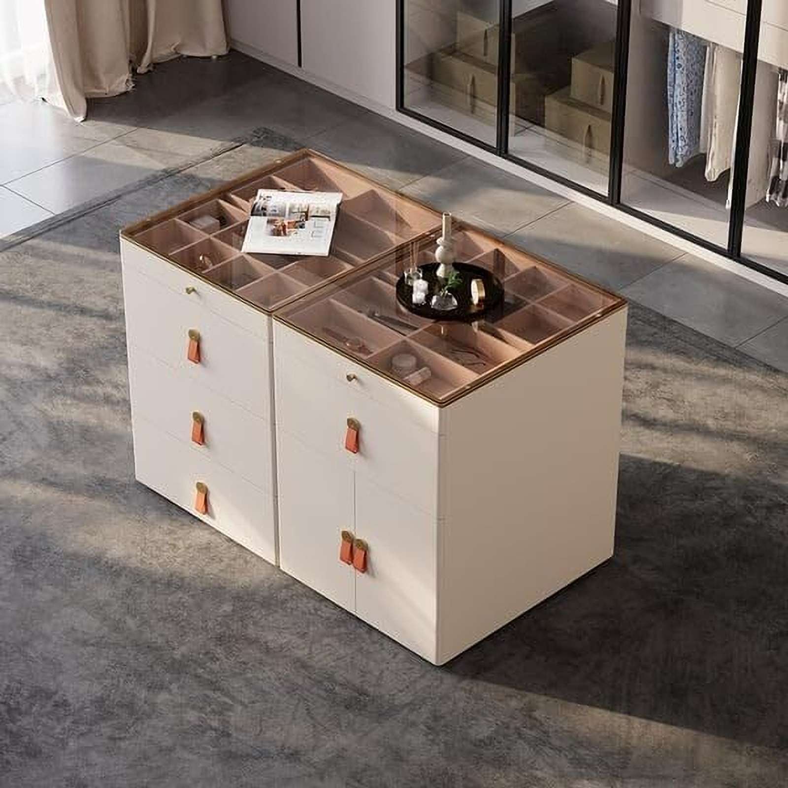 Unique drawer unit
