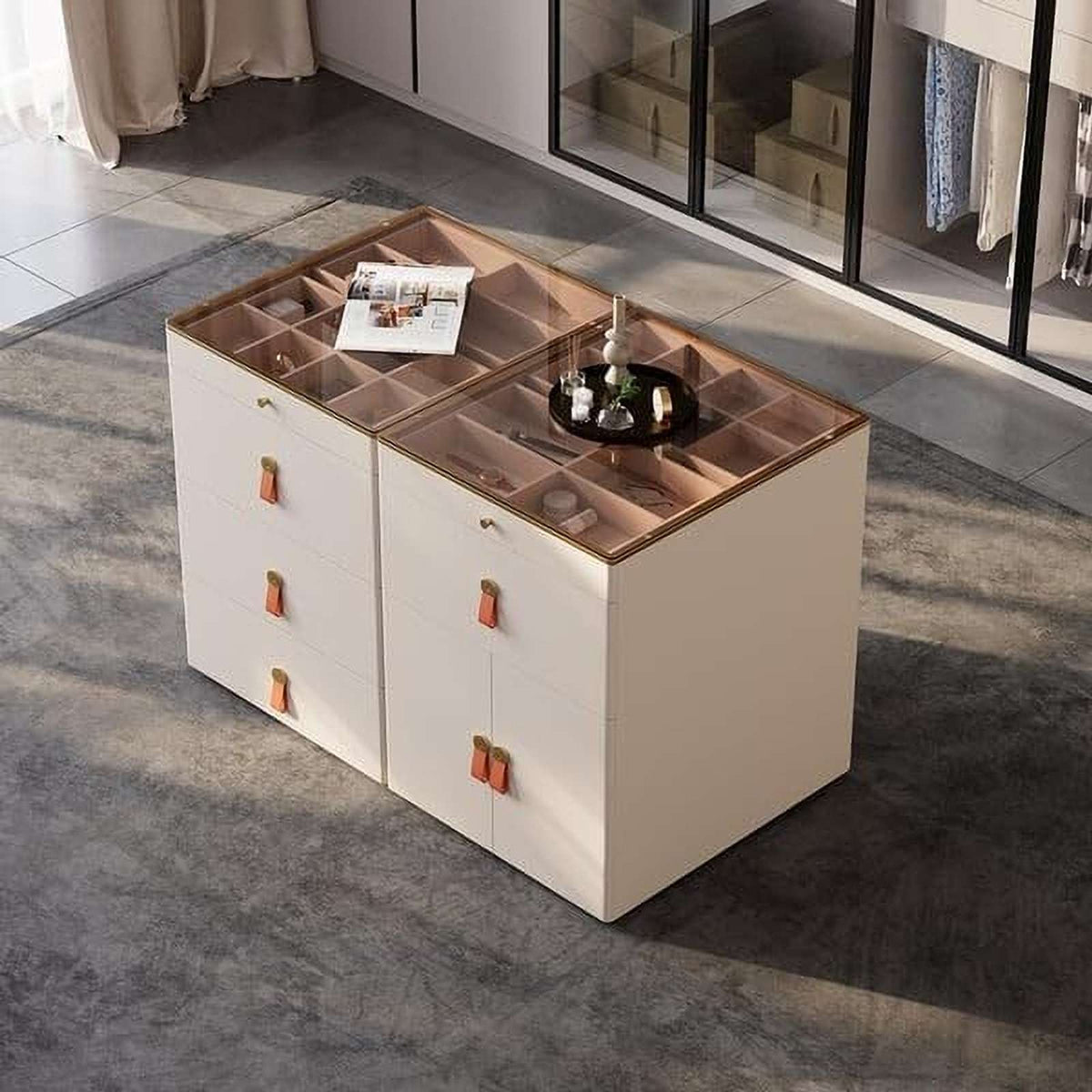 Unique drawer unit