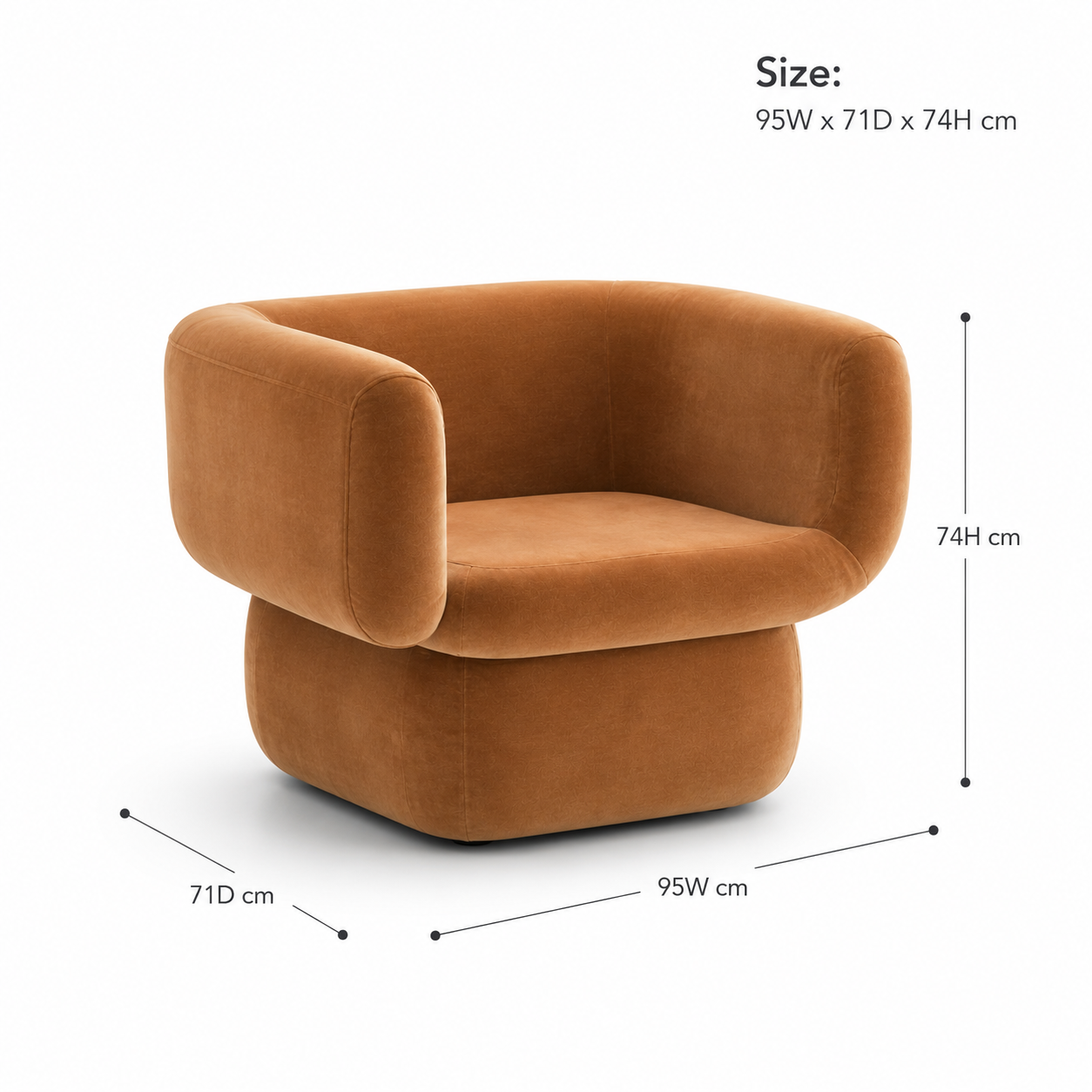 Velluto Vento Chair