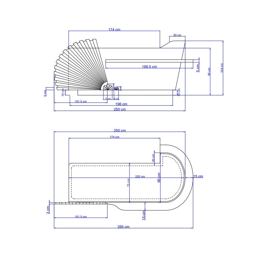 Contemporary design counter