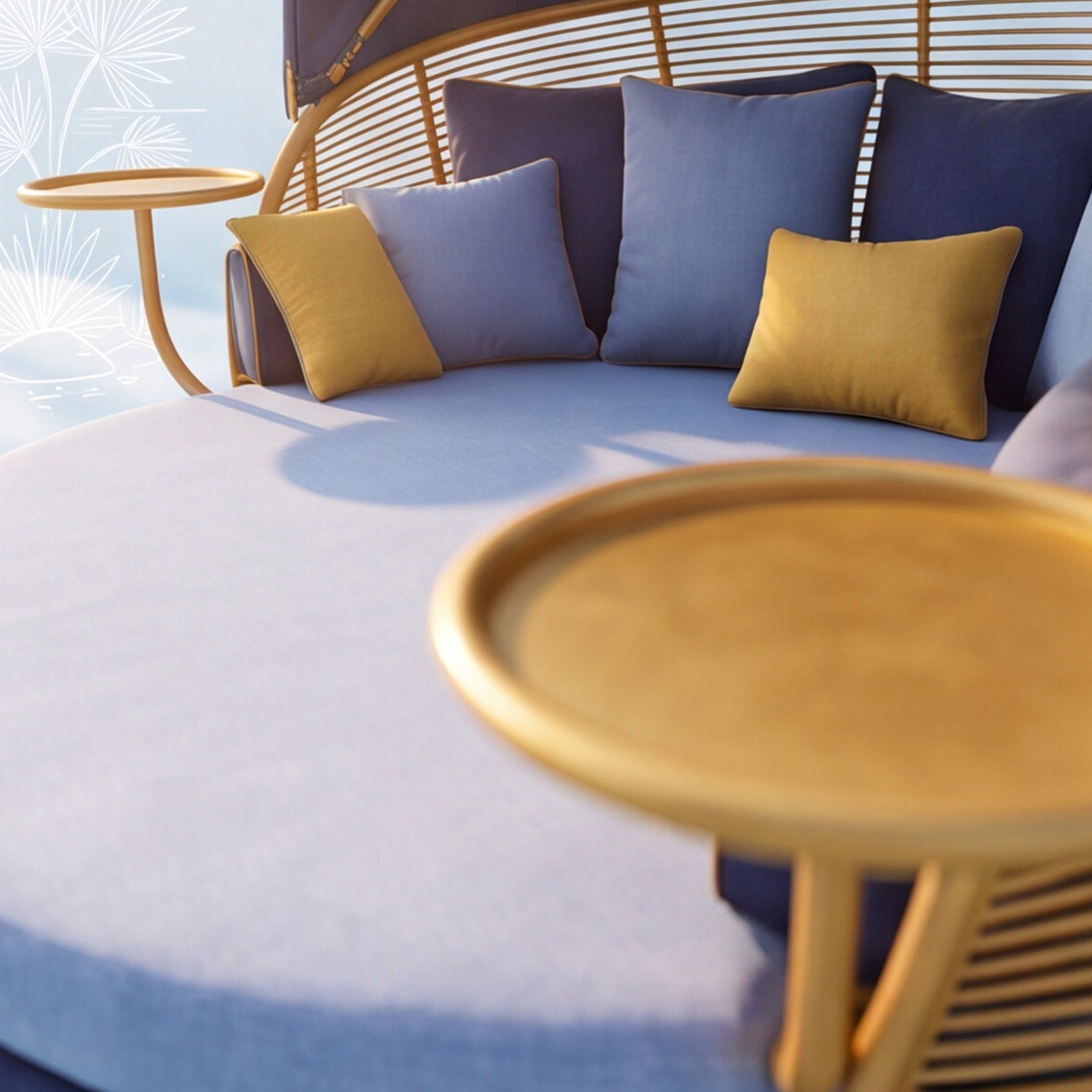 Laguna round sofa