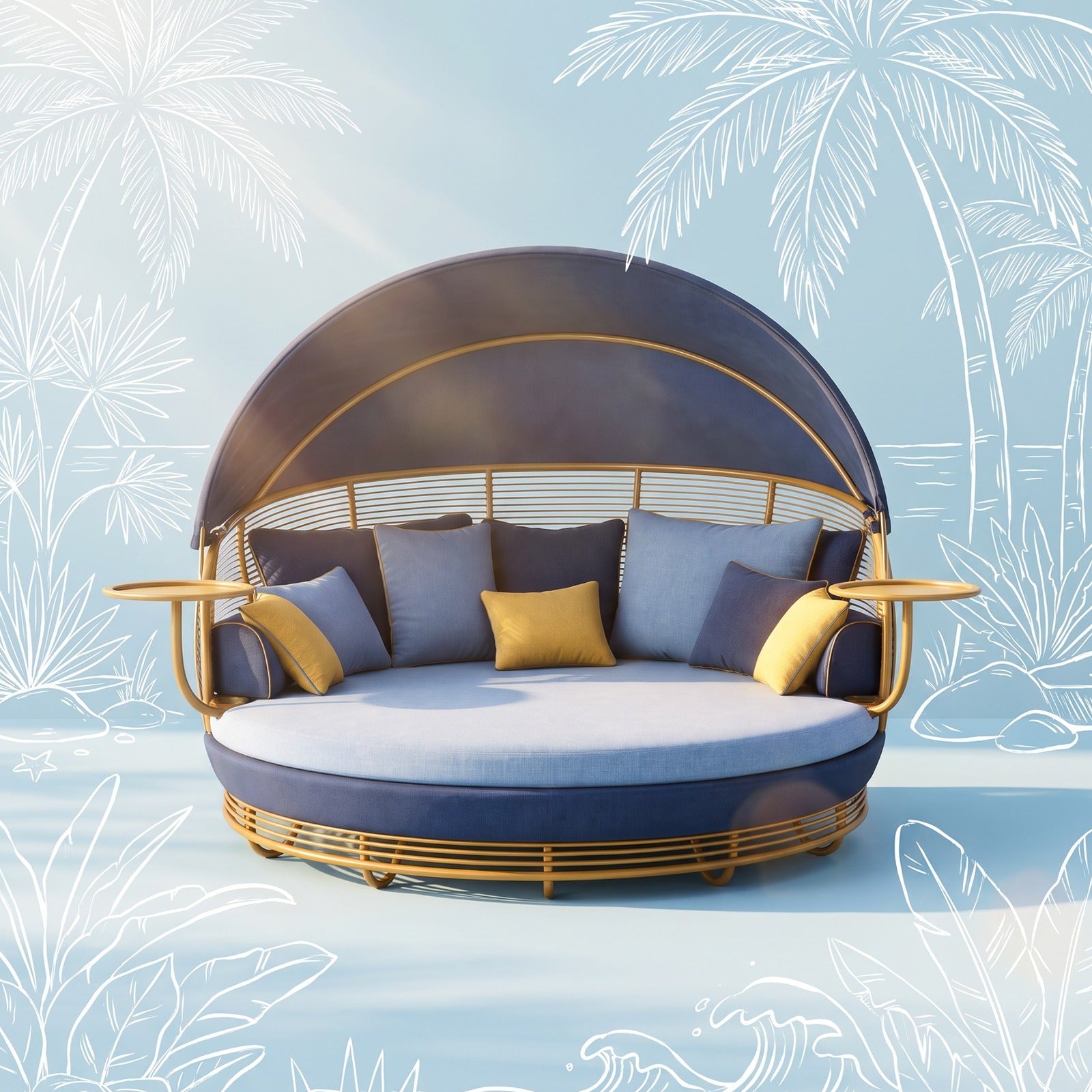 Laguna round sofa