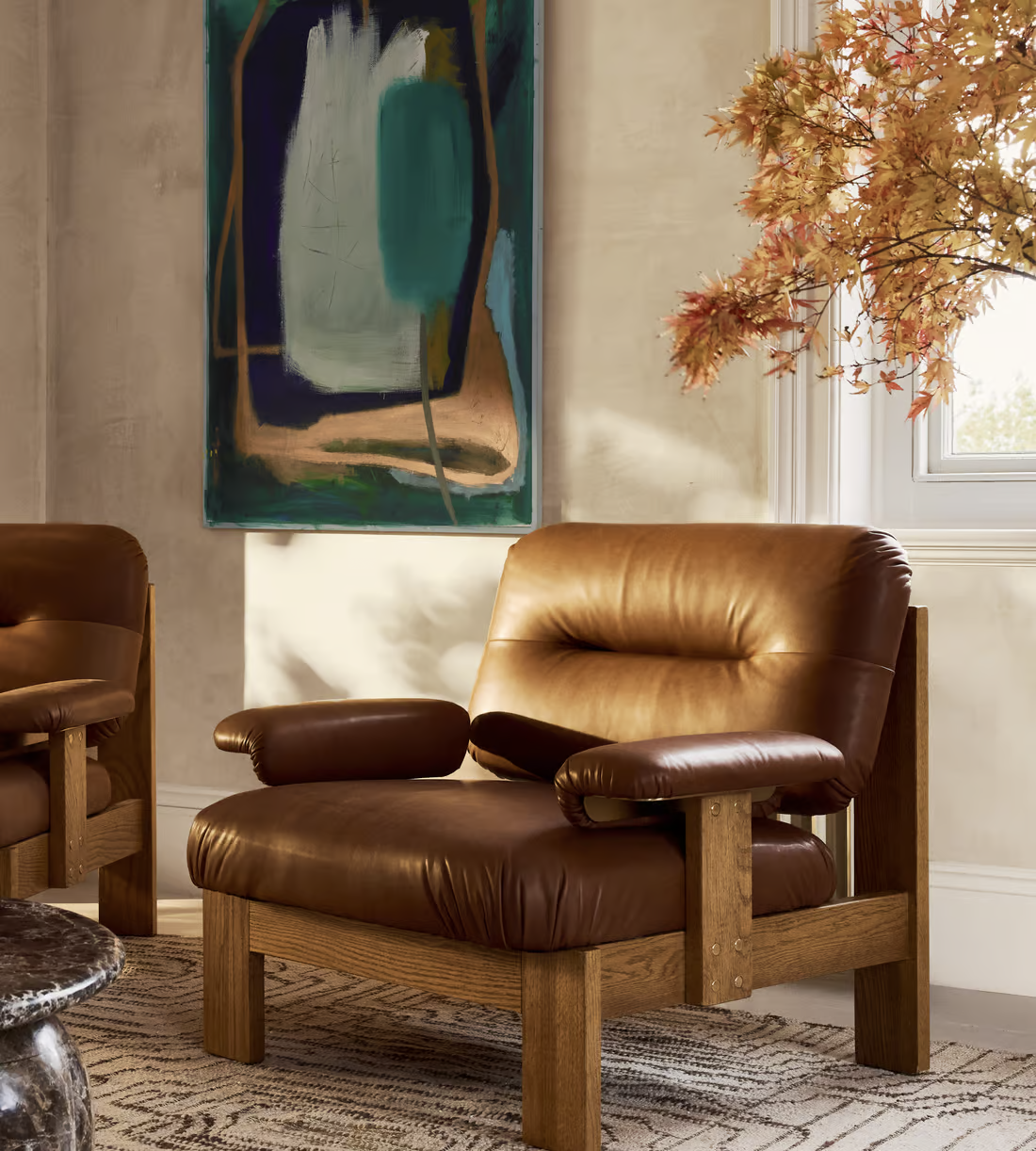 Hulan Leather Armchair