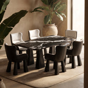 Evergreen dining table and chairs