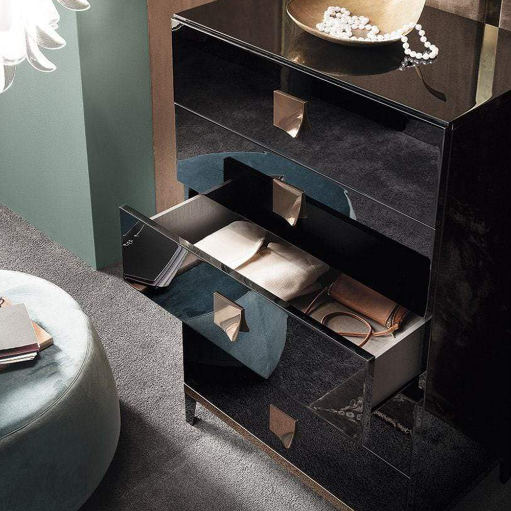 Mont Noir High Gloss Bedroom Set