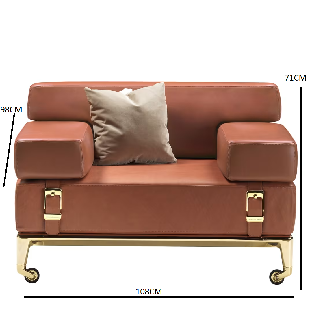 Shake orange armchair