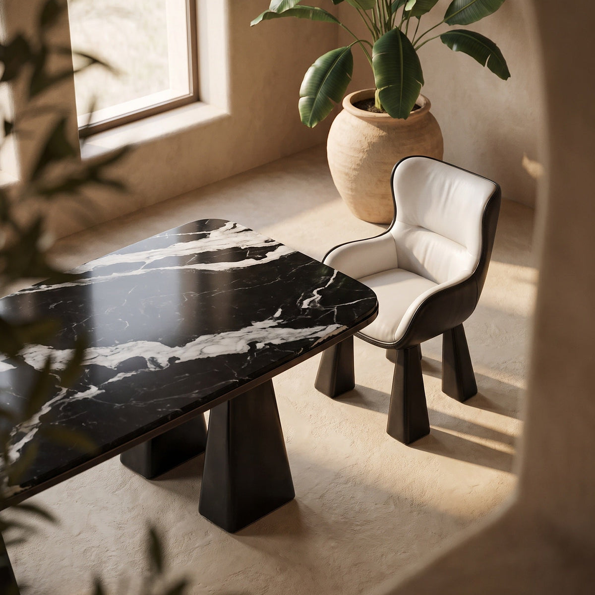 Evergreen dining table and chairs