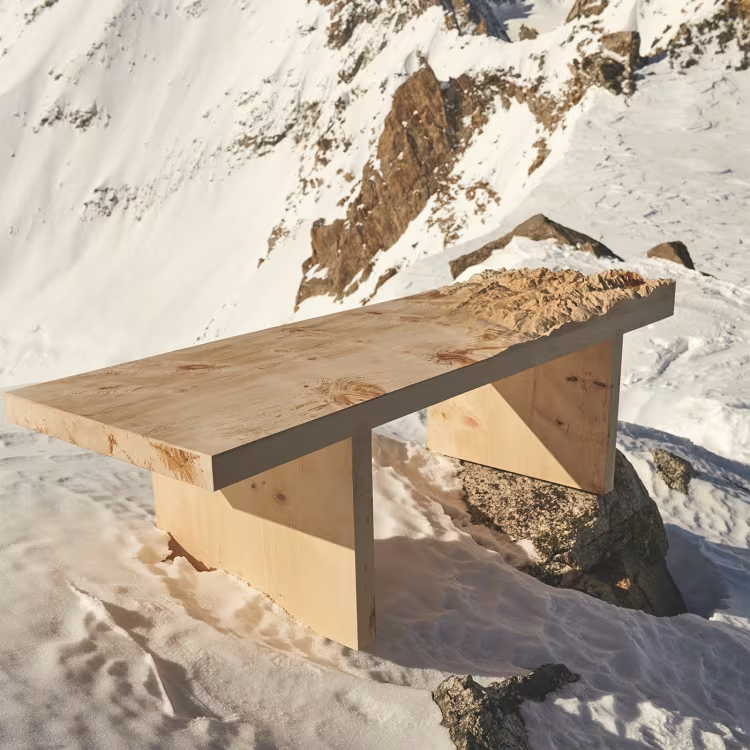 Belvedere topographic bench