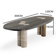 Royal design dining table