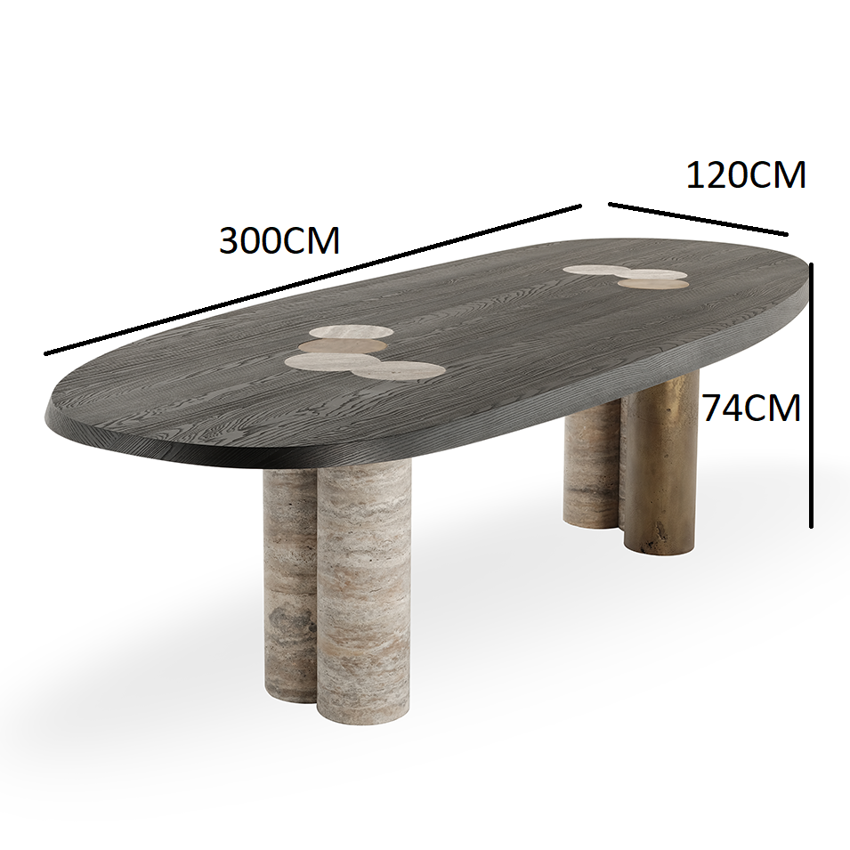Royal design dining table
