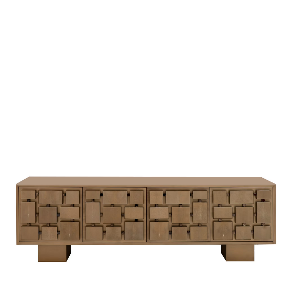 Sideboard with ray skin