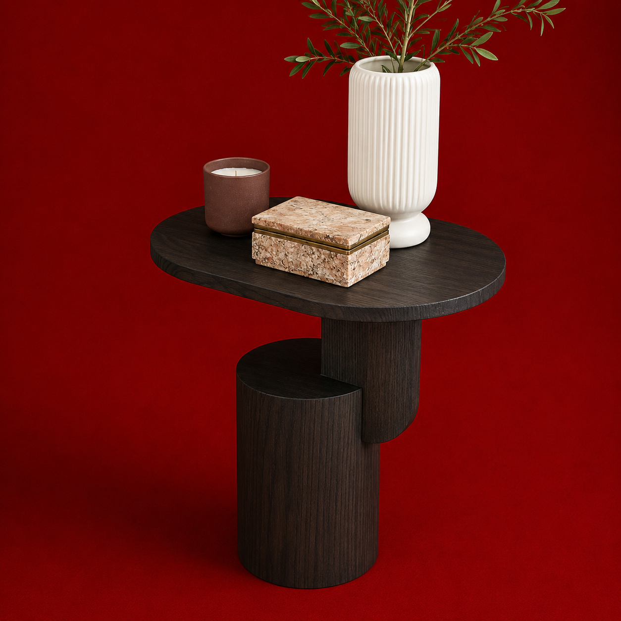 Modern round side table