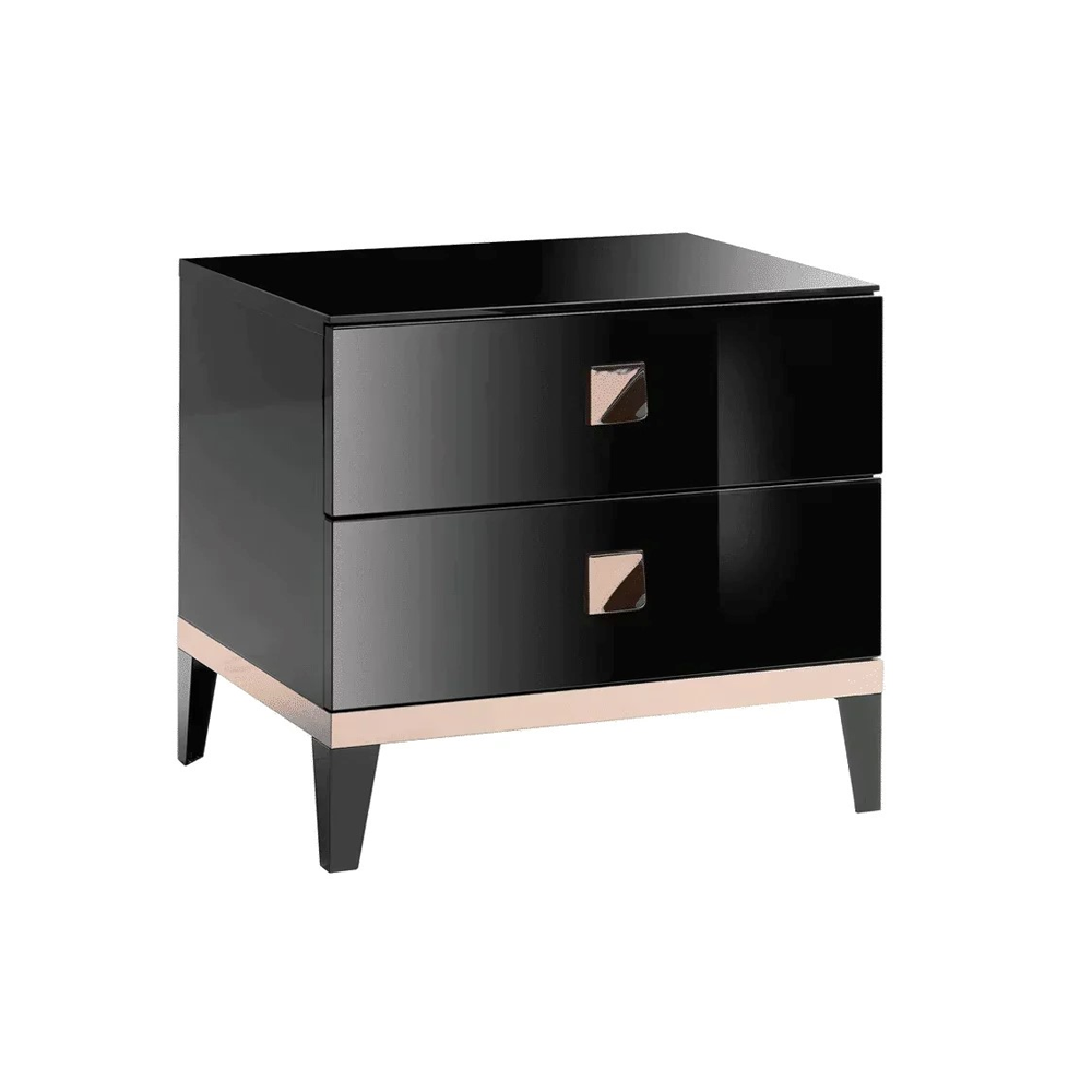 Mont Noir High Gloss Bedroom Set