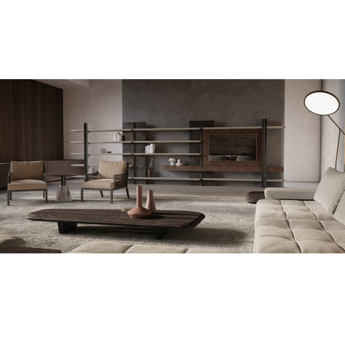 Luxury wall system for TV Unit