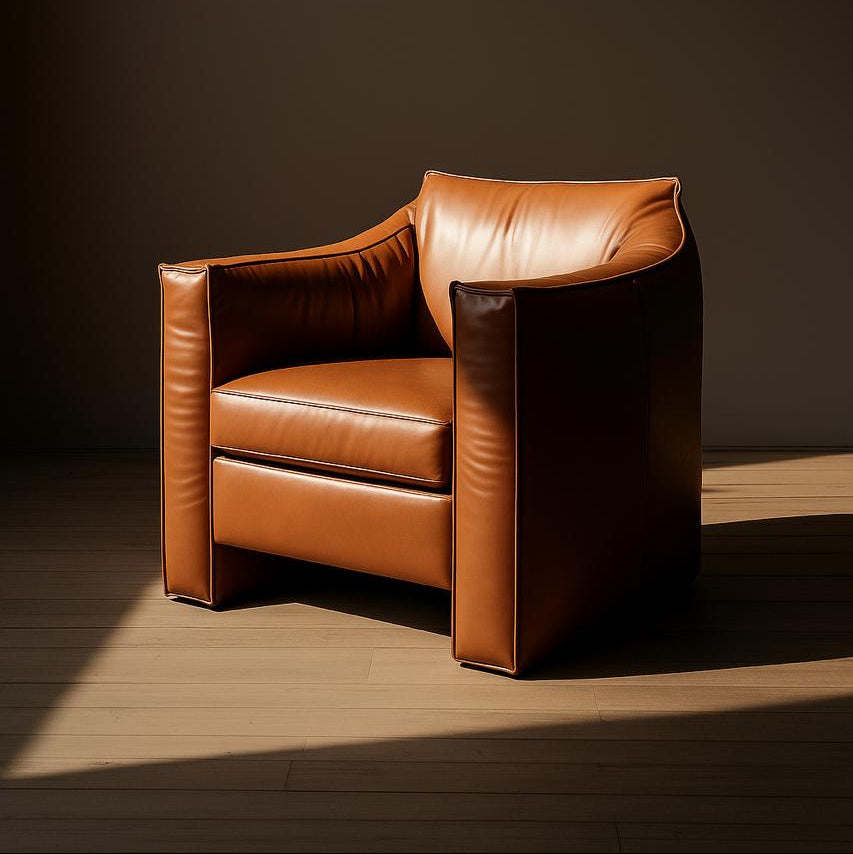 كرسي جلد فاخر 