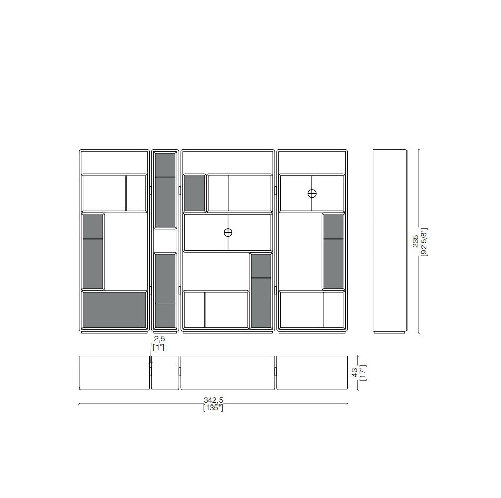 Uniquely designed shelves
