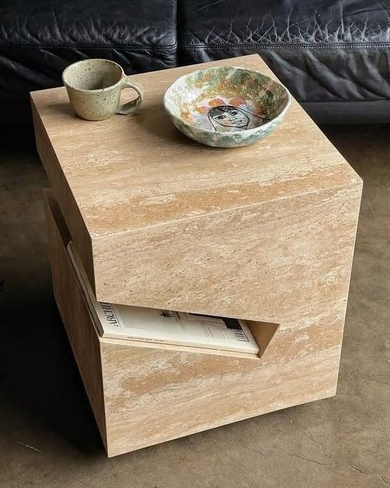 Side table with elegant design