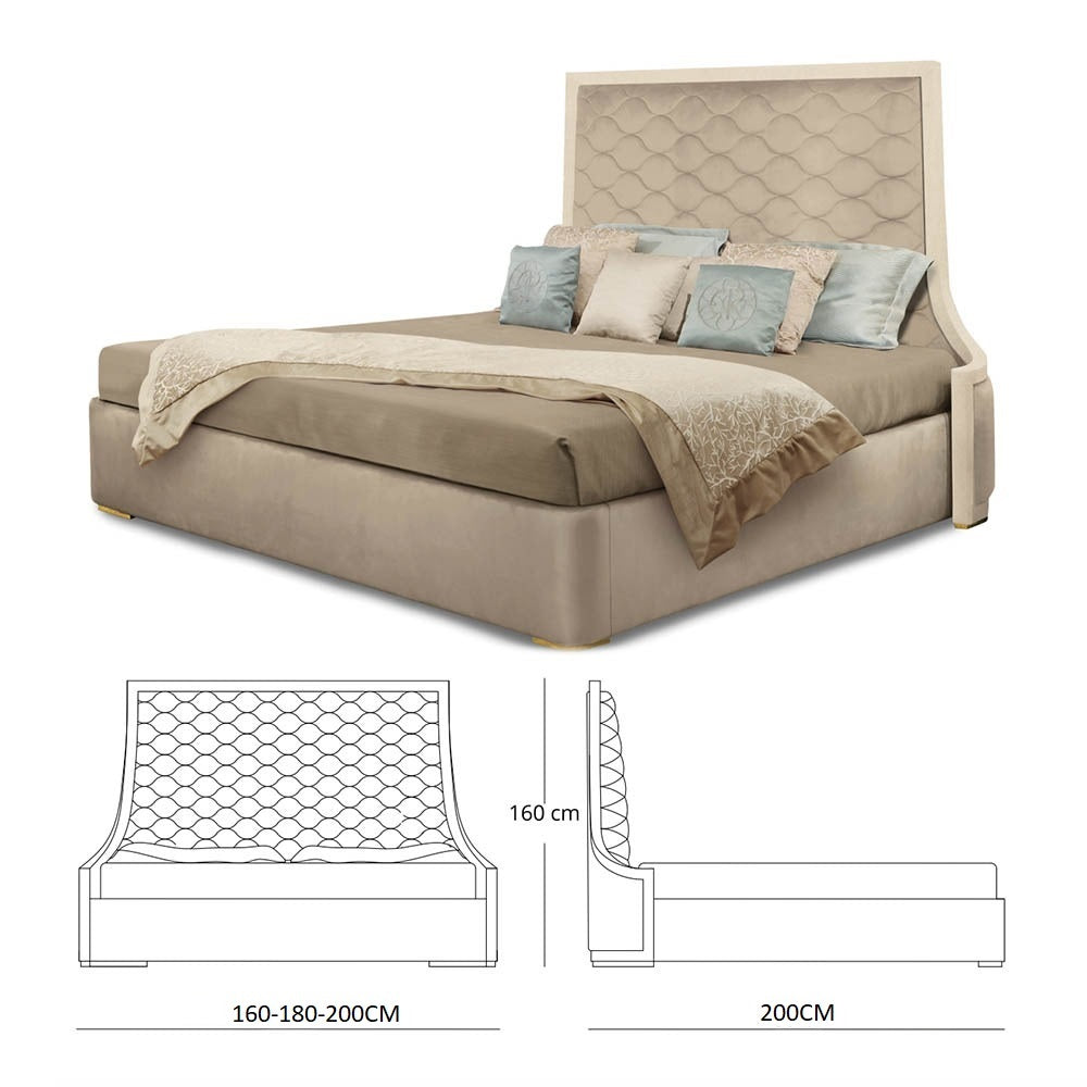 سرير بتصميم مميز 