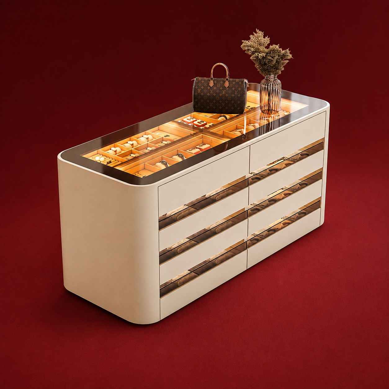 Uniquely designed drawer unit