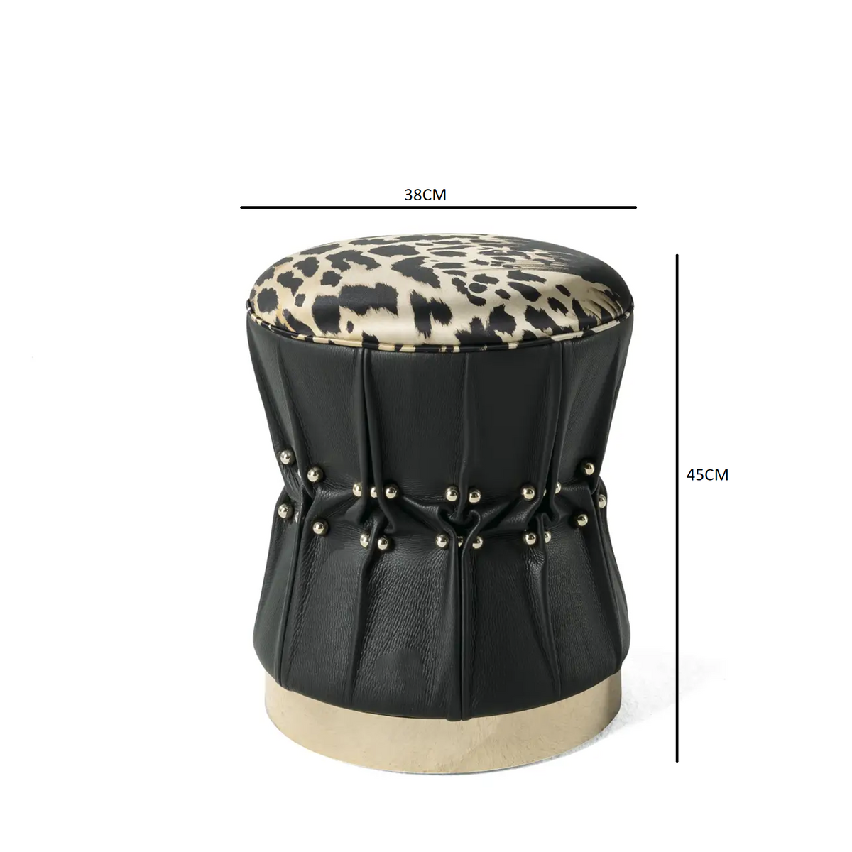 Zebra design pouf