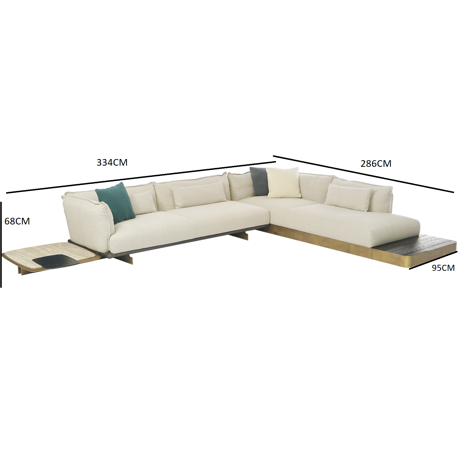 Stratos Sofa from durable natural wood