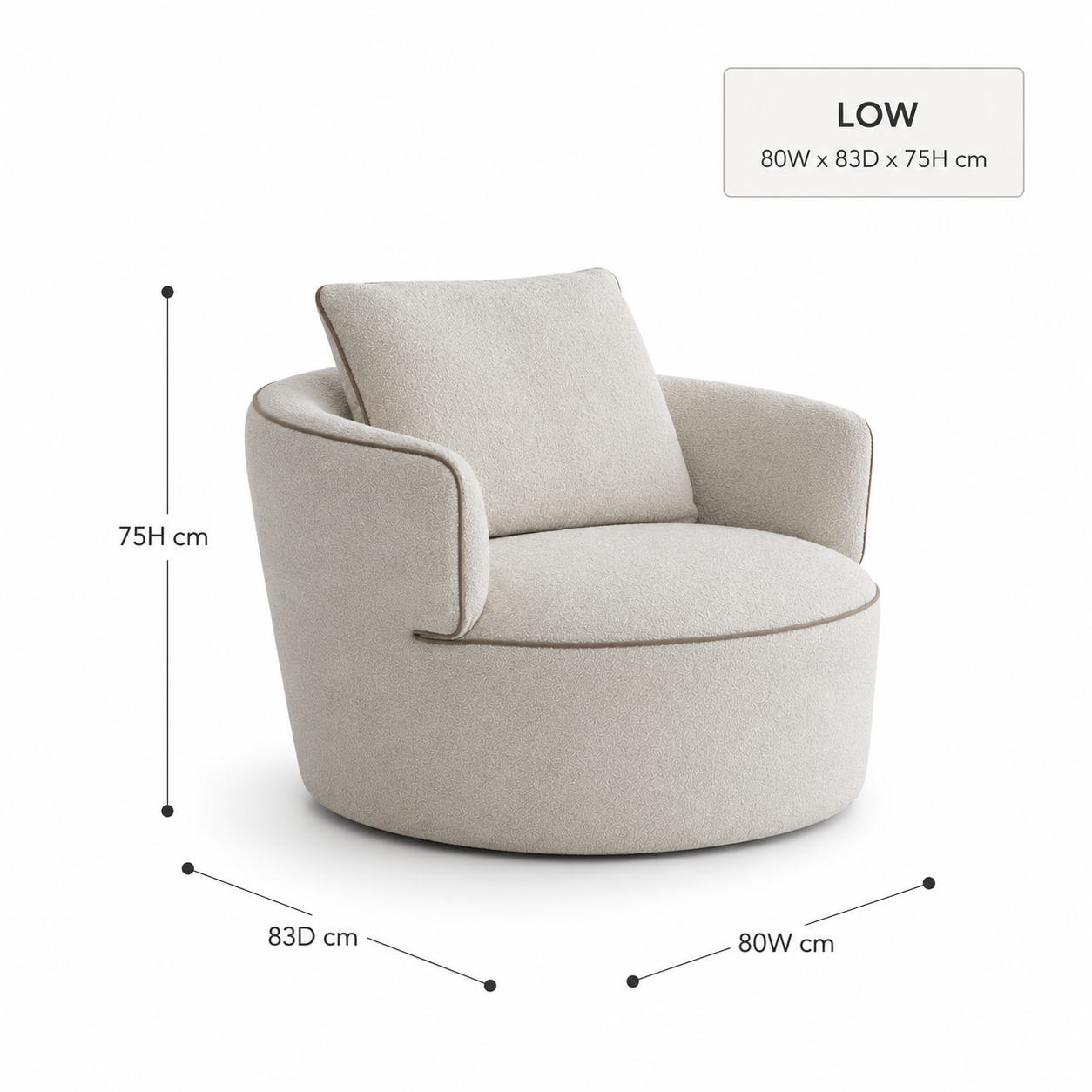 Lunara Swivel Chair