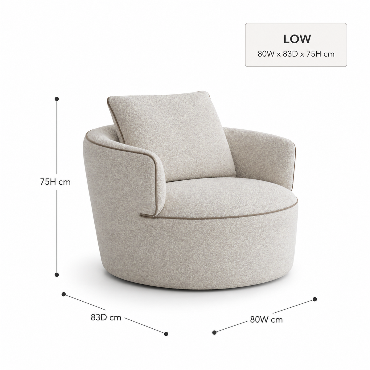 Lunara Swivel Chair