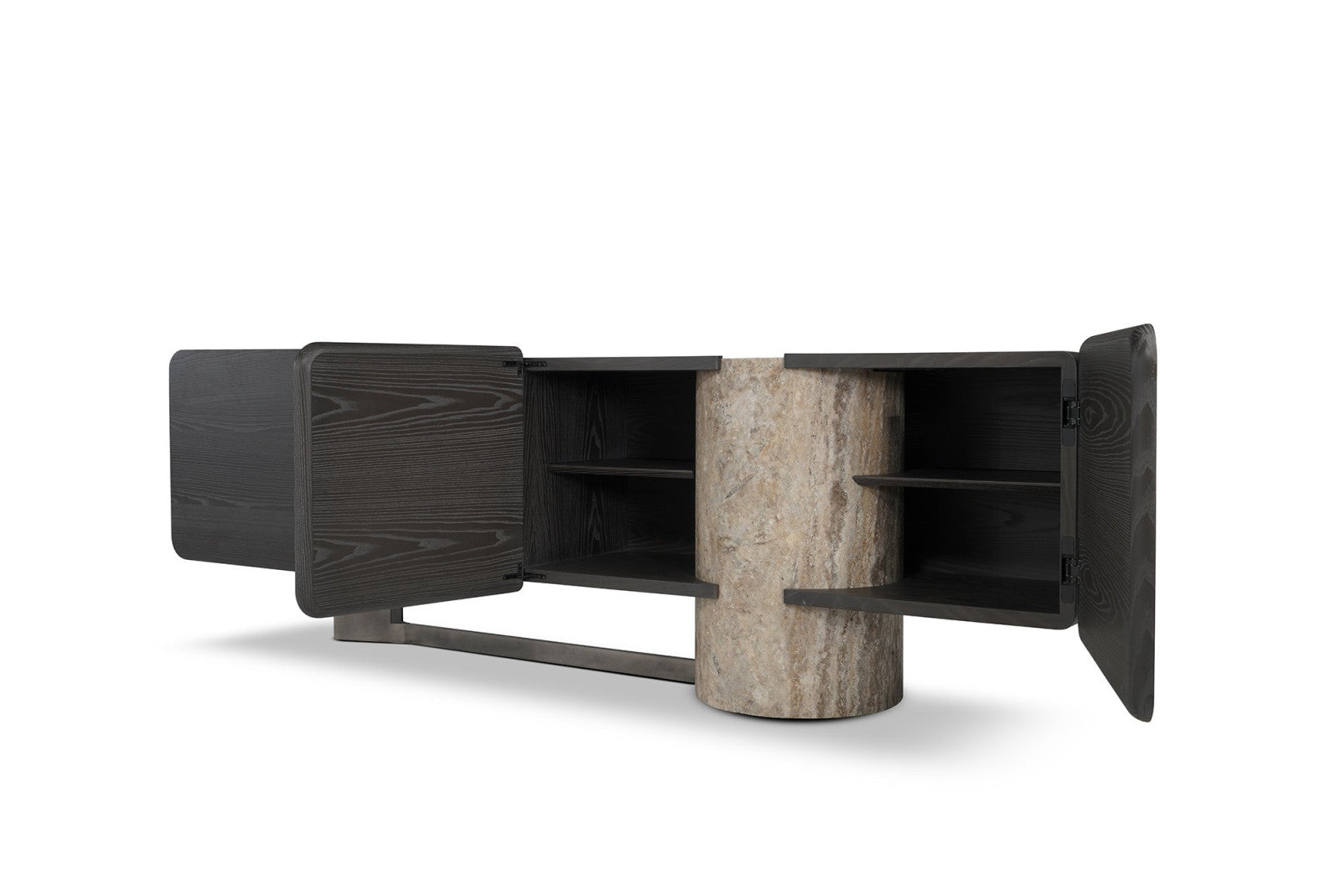 Stone Pillar tv unit