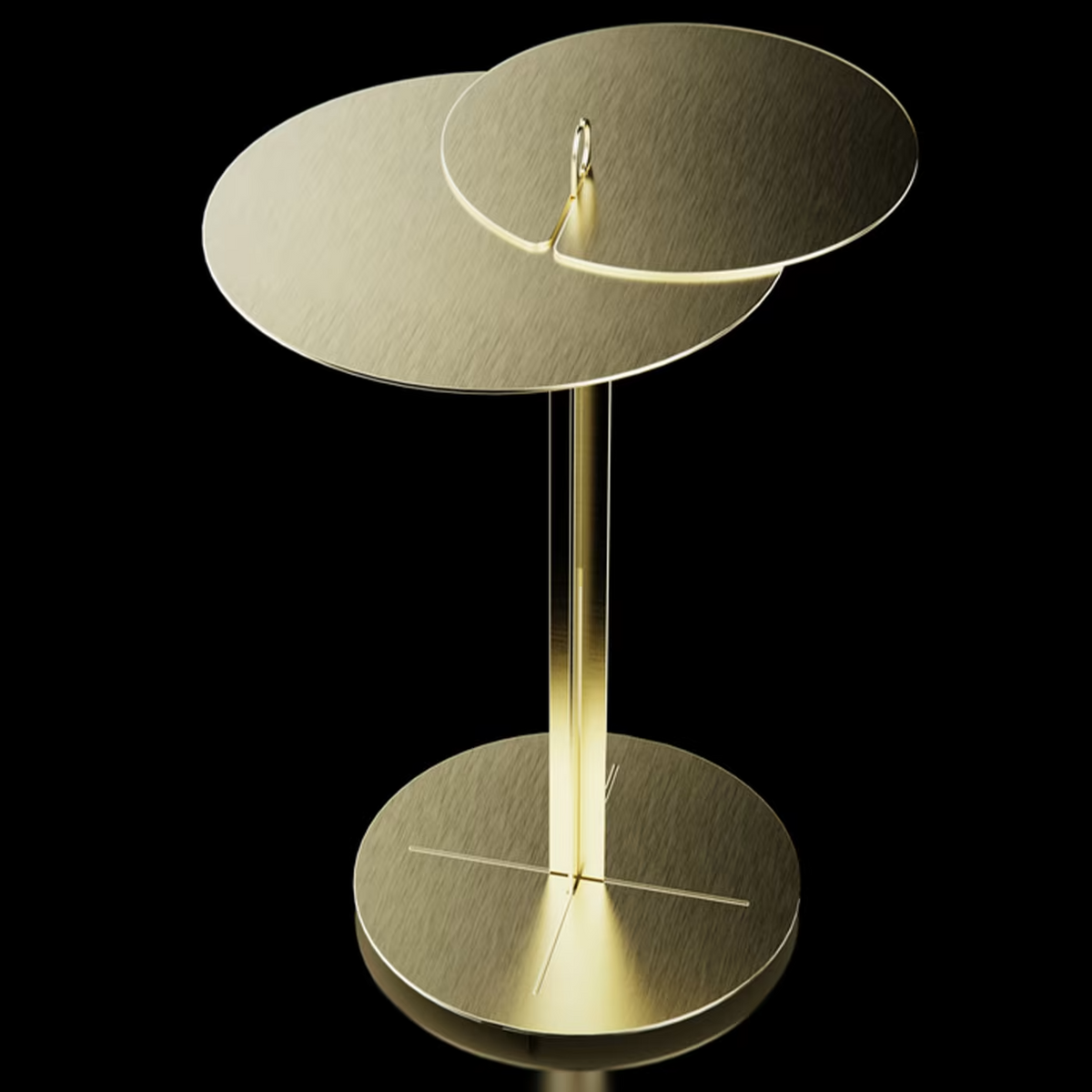 Ed021 brass side table