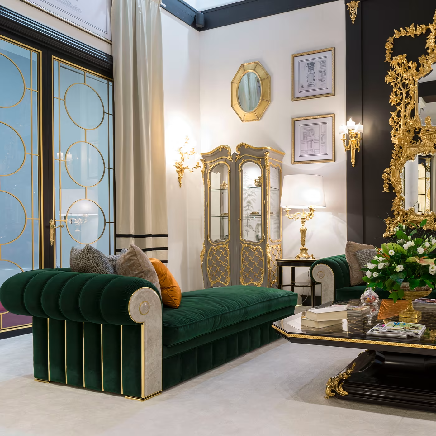 Contemporary classic chaise longue