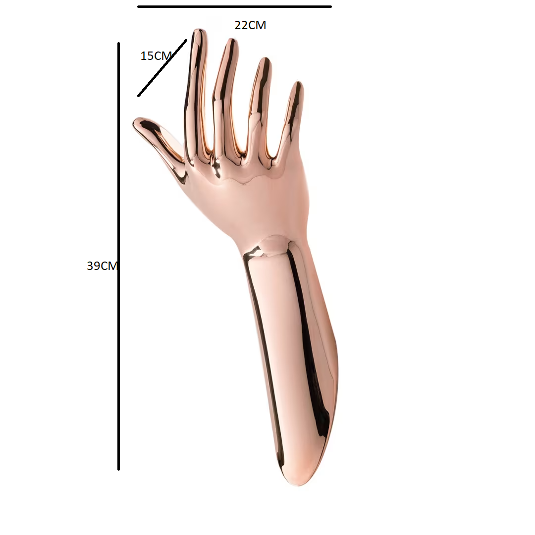 Human rose gold hanger