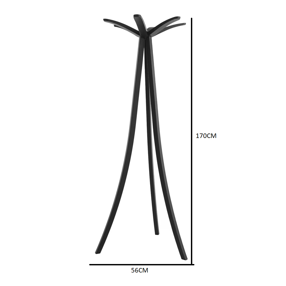 Daisy black coat rack