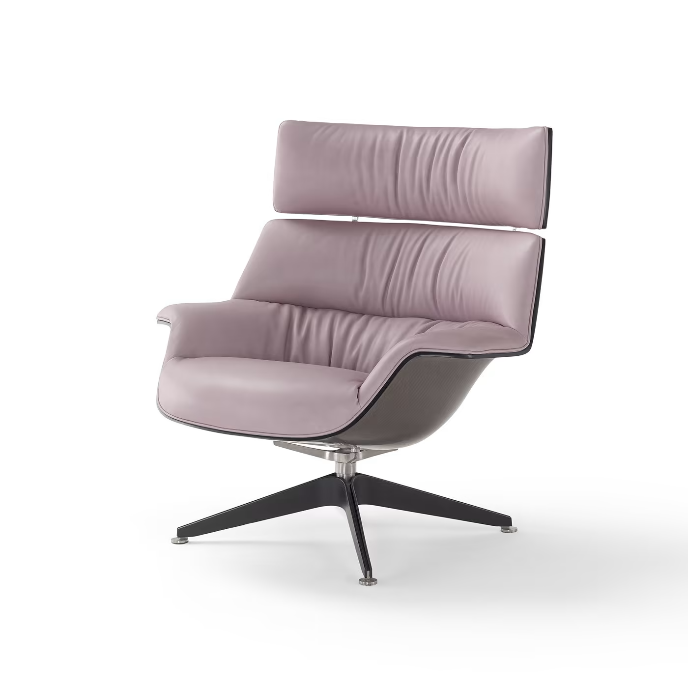 Saintluc coach lounge chair pink
