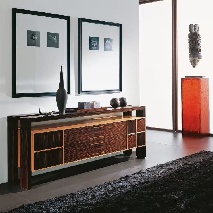 Cherry and ebony sideboard
