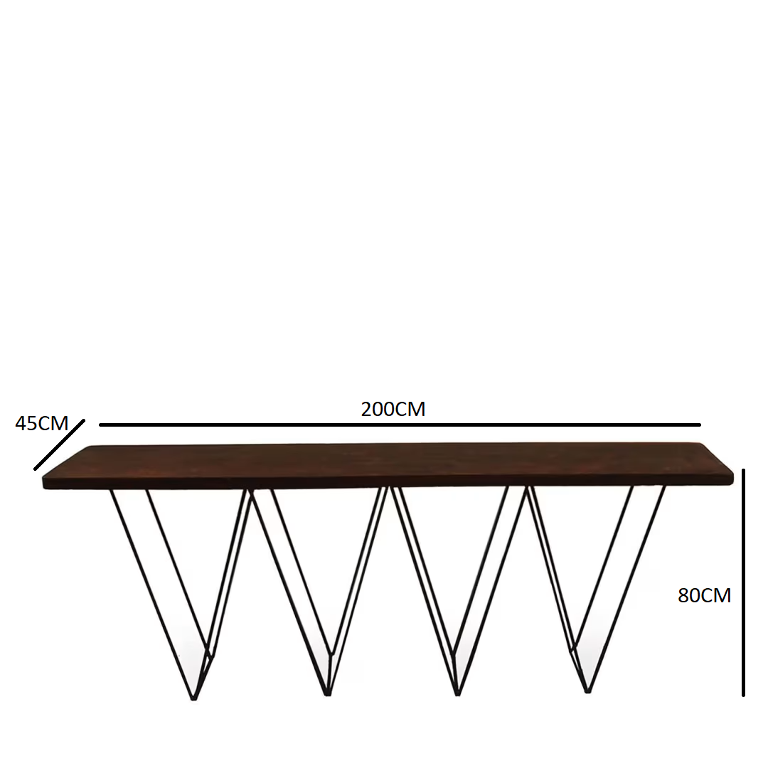 Geometric console